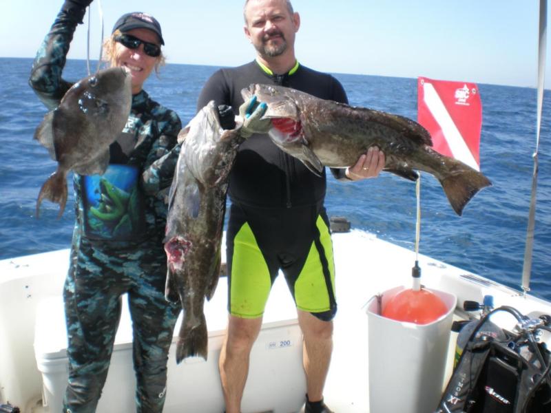 Me & Hubby with our 2d G Groupers