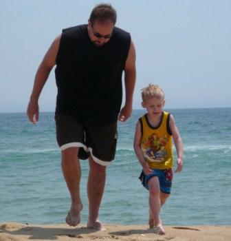 Son and me