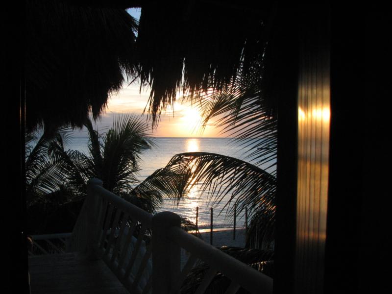 out my door in Cozumel