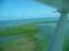 The reef line at top of photo - San Pedro Belize