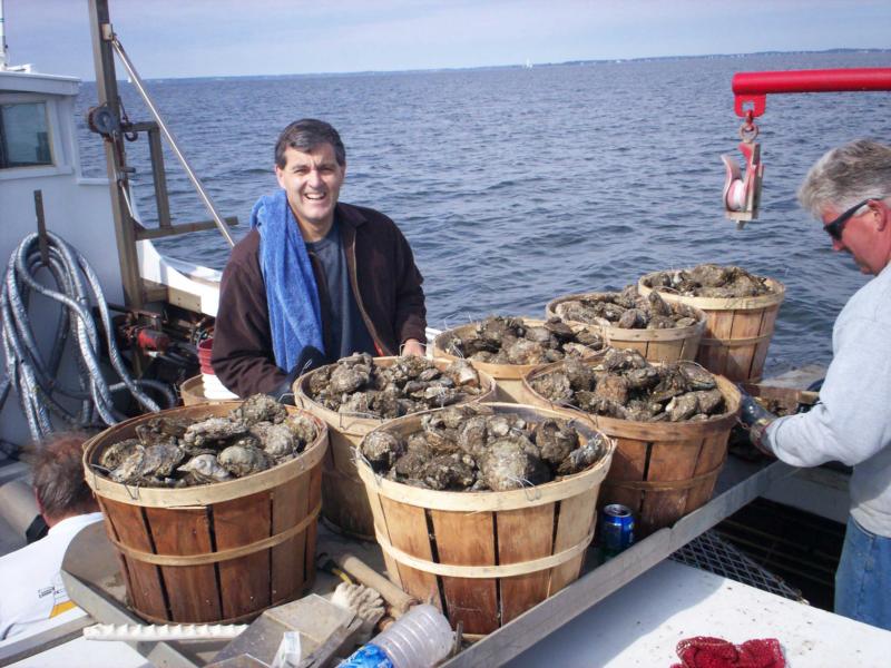 Chesapeake Bay Diving for Osyters