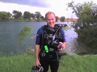 Twin Lakes..bad photo of me..lol