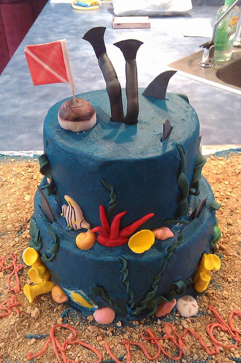 Scuba cake