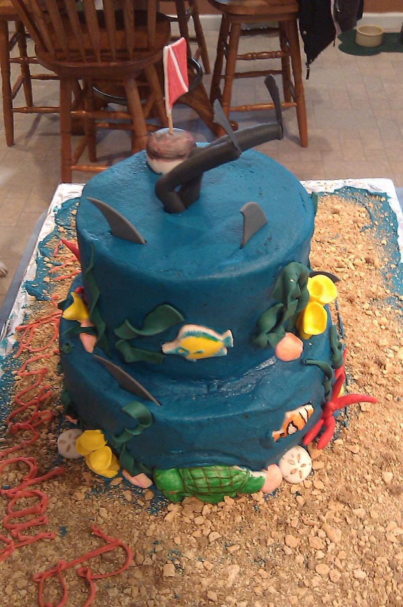 scuba cake