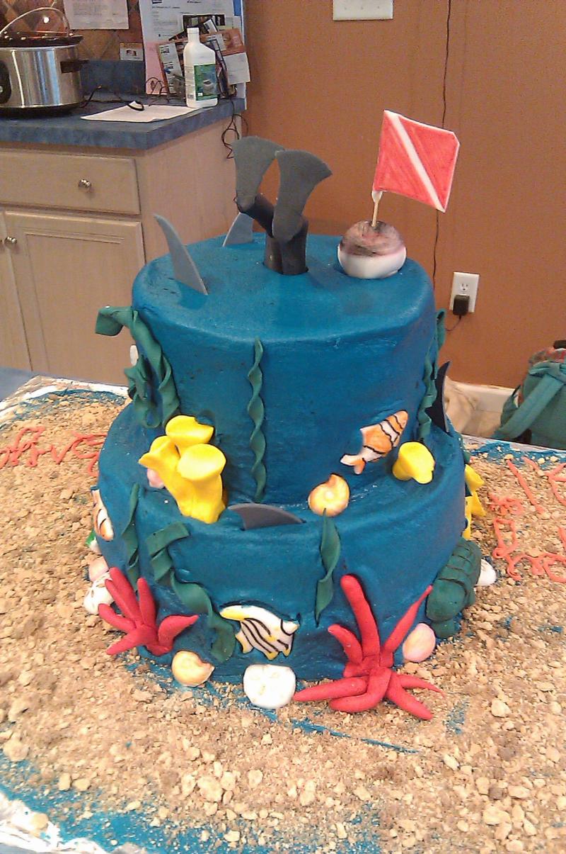 scuba cake