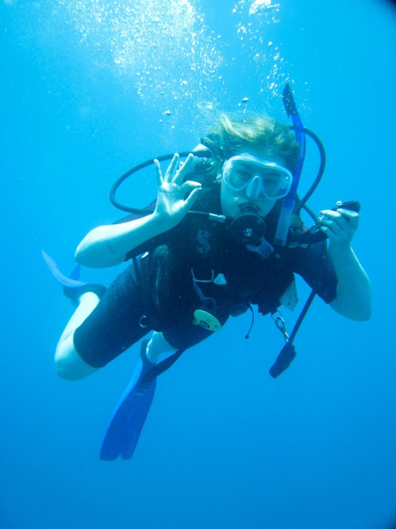 Diving at Molokini, Taken by Alicia Lynch