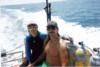 Me and my ex buddy/husband drift diving Jupiter