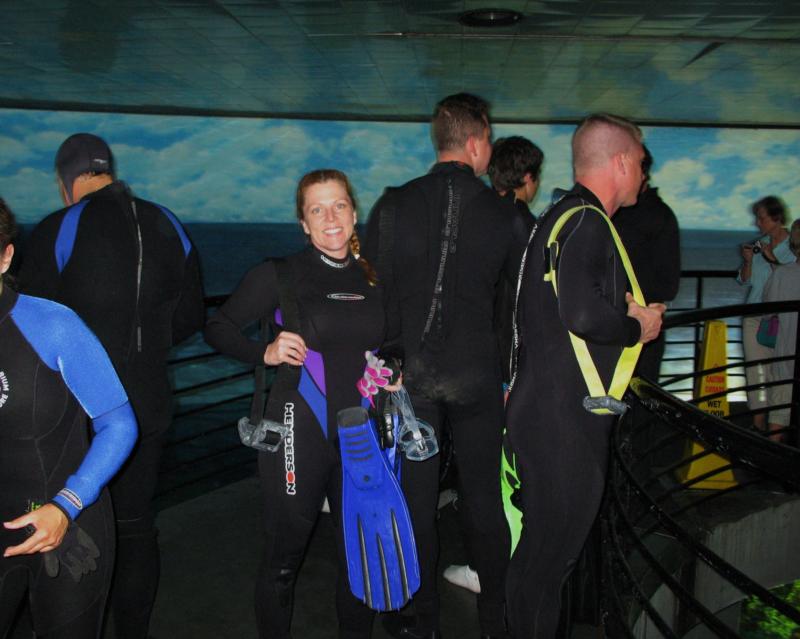 Me at the National Aquarium