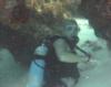 Me swimming under reef, Cancun