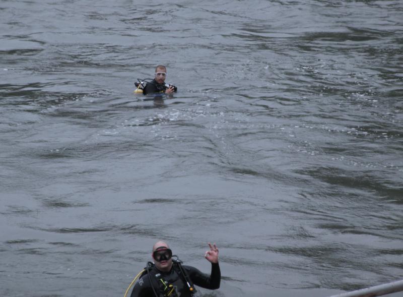 Greg and I "OK", Comal River