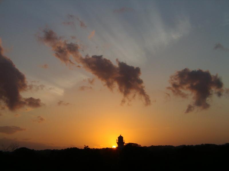 Sunrise over the Panama Canal - 2009
