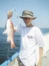 My son Ryan w/ his 22" Red Snapper on the Dauphin Island Sea Lab Research Vessell, the "A. E. Verril