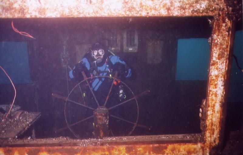 Me at helm of Niagara II