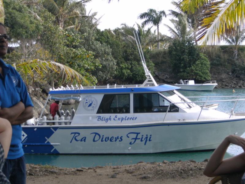 RA divers in Wananabu Fiji