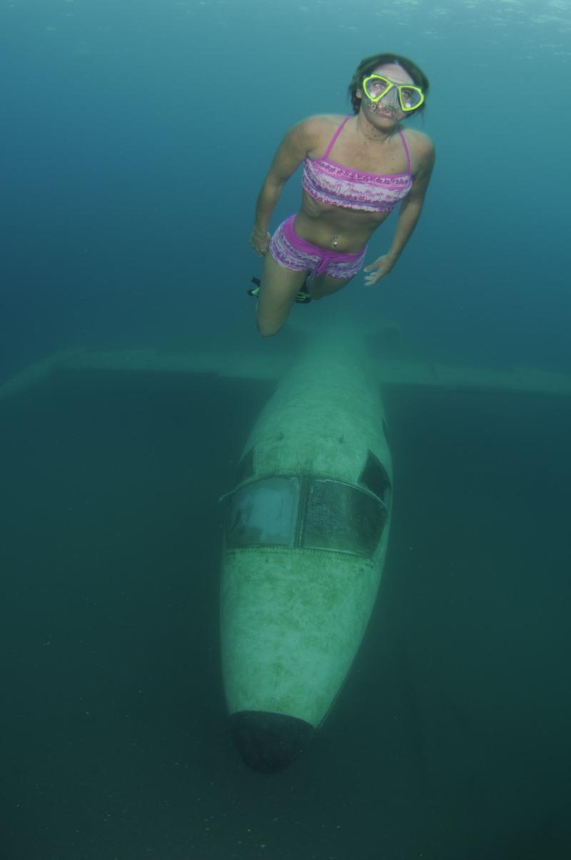 Freediving Plane at Portage for Photo Shoot