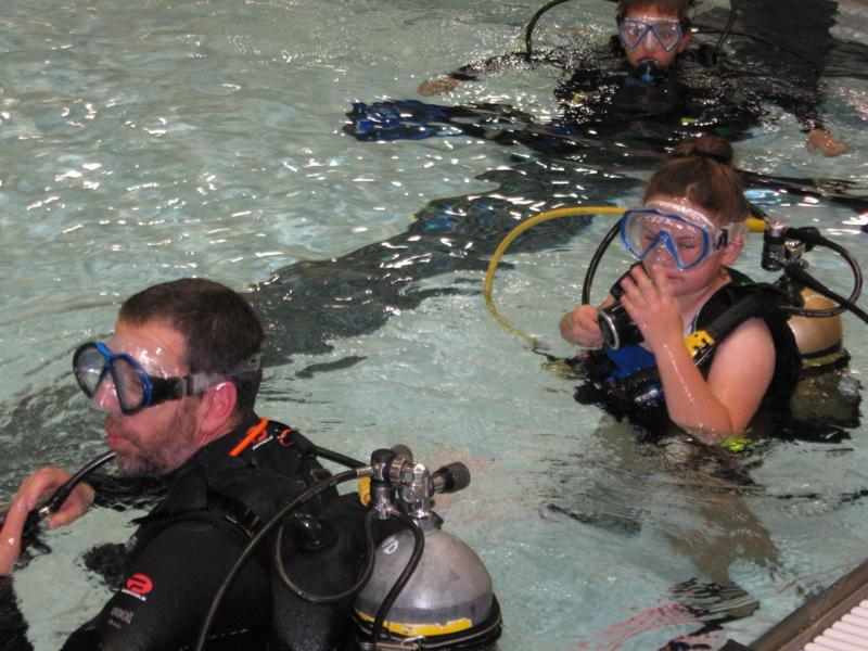 My Daughter Discovering Scuba