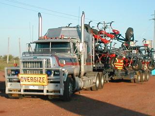 My old truck Wider loads to Mines and Ranches 