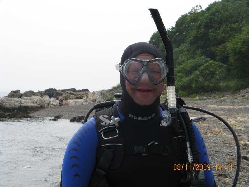 Fort Foster (Kittery Point ME.) shore dive  Aug 2009