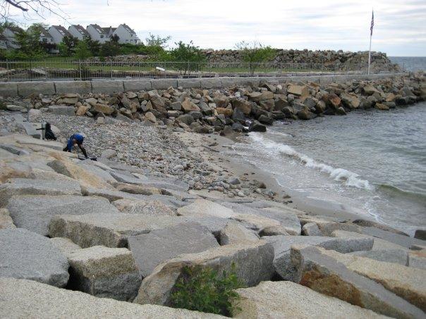 Back Beach in Rockport, MA- first ocean dive