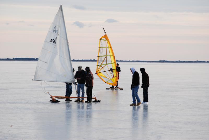 ice boating  