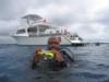 in the water in Belize