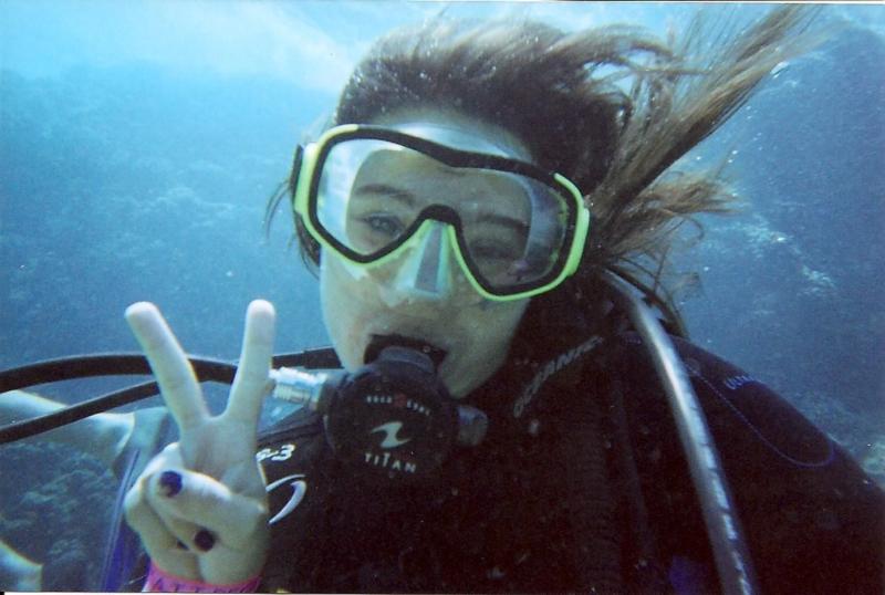 My Daughter on a Resort Dive