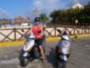 Scootering around Cozumel