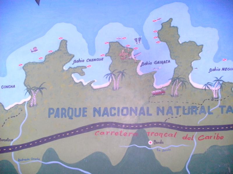 tayrona park map