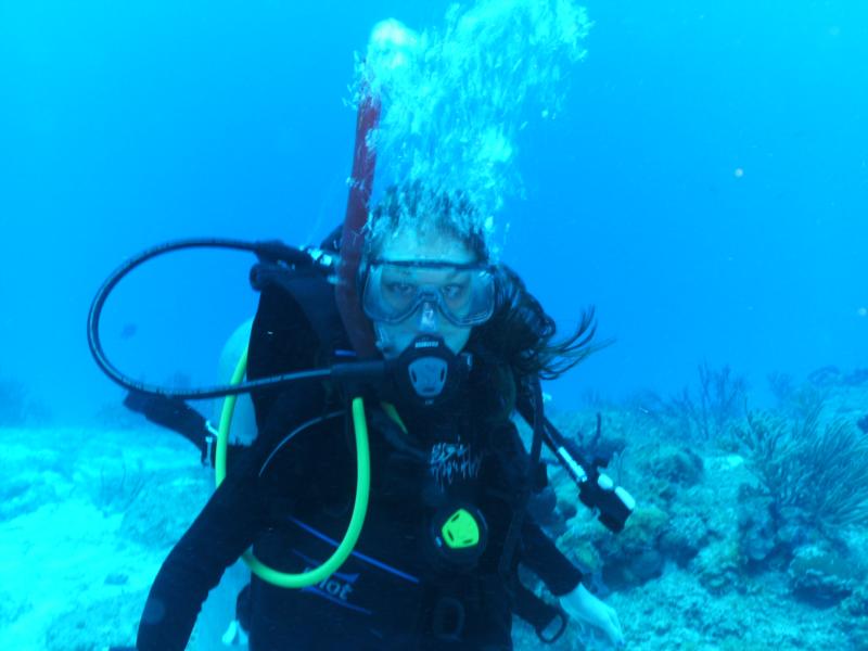 A natural in the water my 12yo daughter