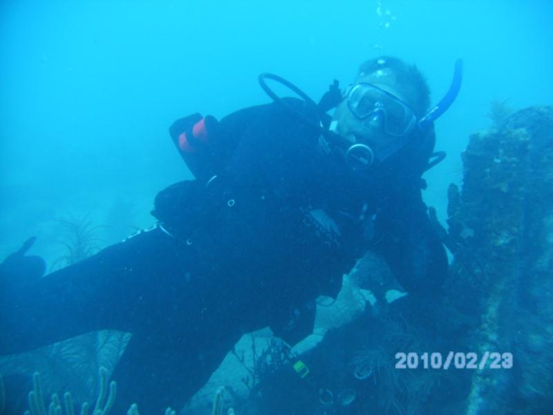 Dave (Diver763) on the Benwood, Key Largo FL