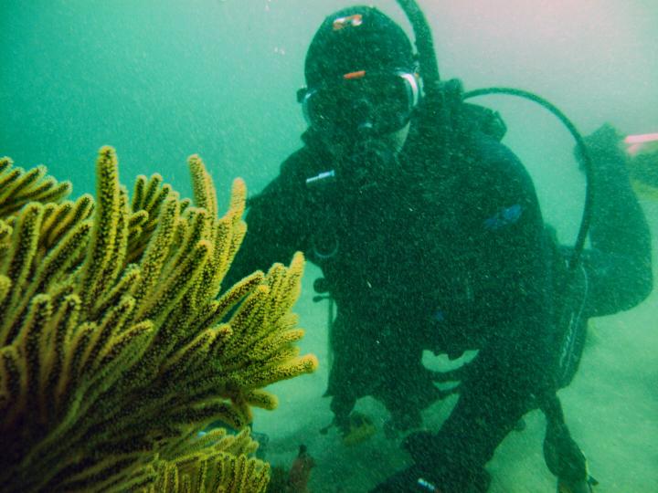 Andy with Coral in Socal