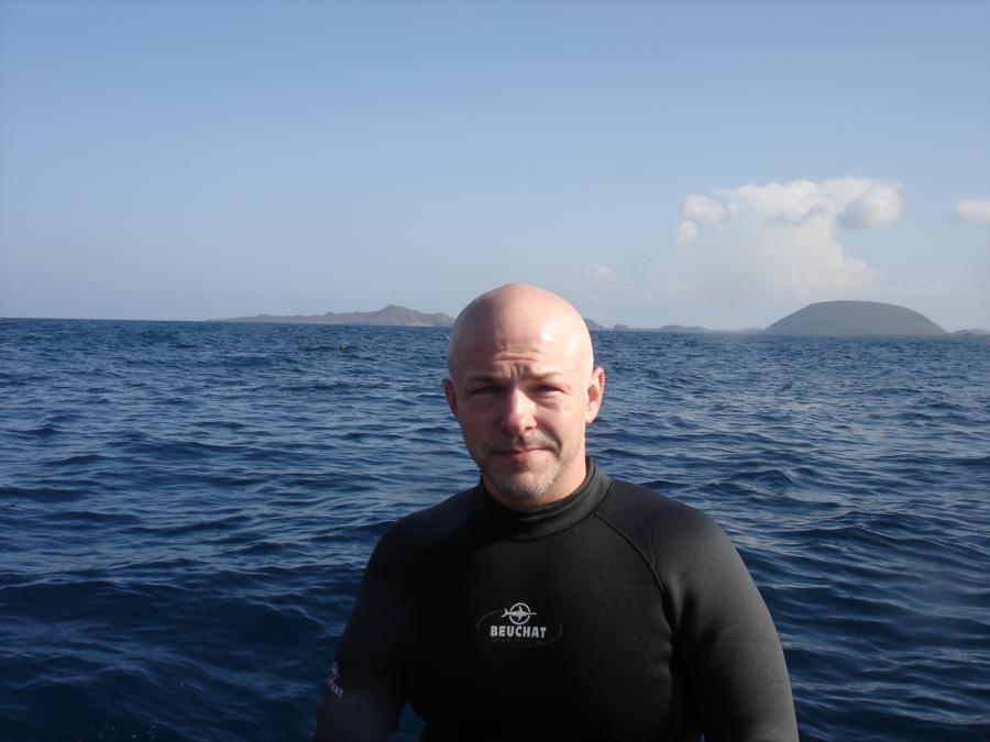 After a dive In the Galapagos Islands