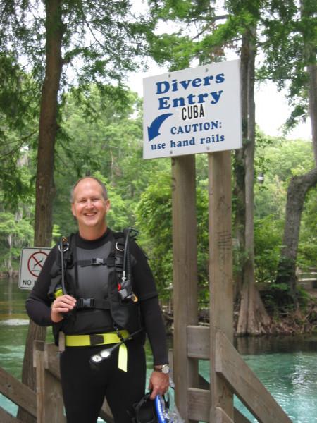 Diving at Ginnie Springs