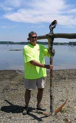 Old anchor found off Dover Point, NH