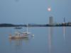 Dive boat moored on the mighty Piscataqua River