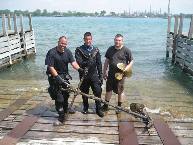 Ancor & Brass prop from St. Clair River