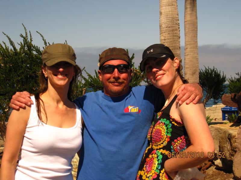 Diving Catalina...From the left it’s Nicki, Frank and Me