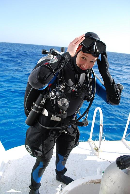 getting ready for first trimix dive