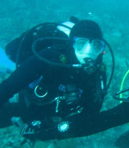 Belinda in some ocean in FL