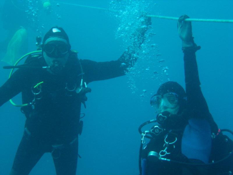 me and dive buddy hanging around