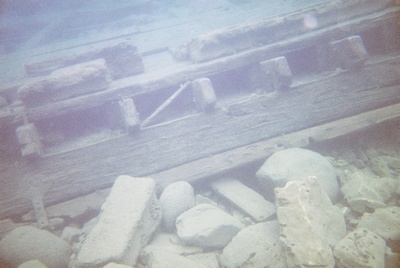 One of the wrecks in Tobermory Ontario