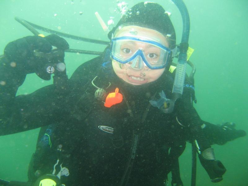 My first Dive in the Ocean