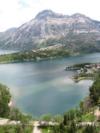 diving Waterton Lake, Alberta, Canada