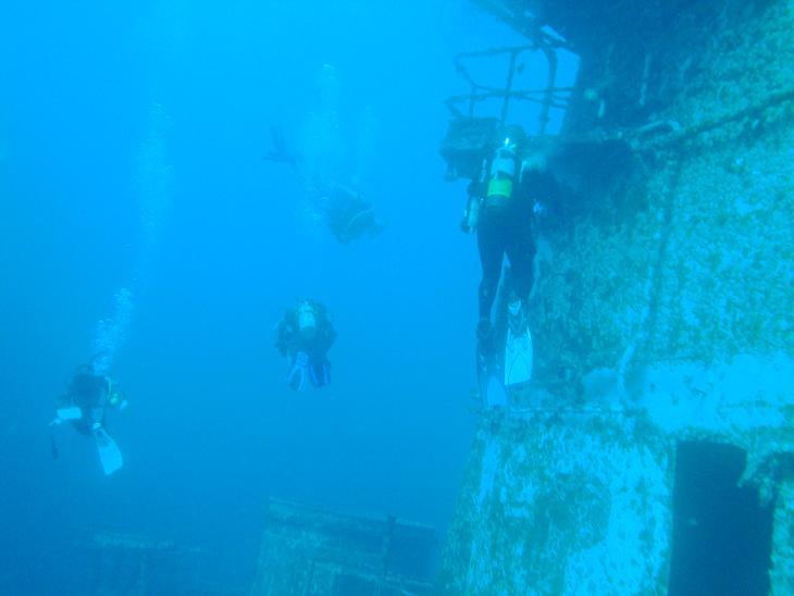 Tampa Scuba Diving Club on the Oriskany