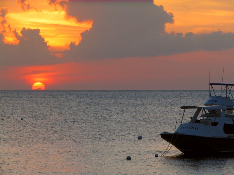 View from My Bar at Sunset House - Grand Cayman