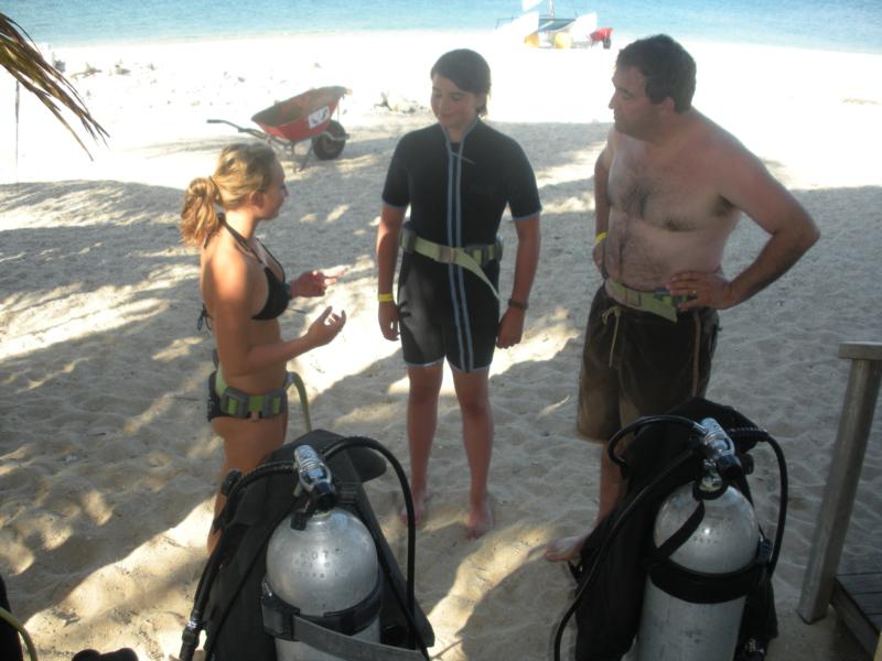 First dive ever; South Sea Is.;Fiji