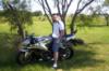 In my pasture on my bike the other passion