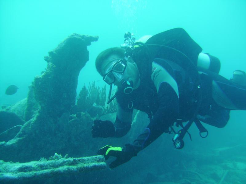 Wreck off of Key Largo 