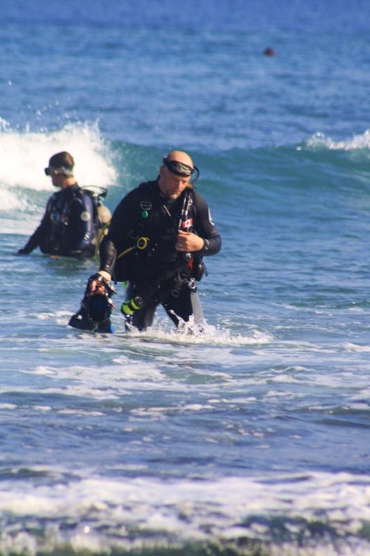 hey dad, uhh, wave coming!