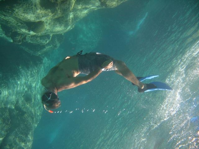 Snorkel trip at The baths